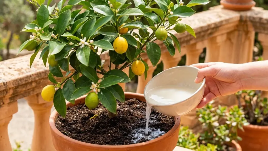 L&rsquo;eau de cuisson que tout le monde jette contient un secret pour multiplier vos récoltes d&rsquo;agrumes