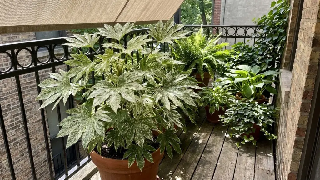 Votre balcon brûle au soleil et vos végétaux dépérissent ? Découvrez cet arbuste d&rsquo;ombre qui résiste à la canicule en pot